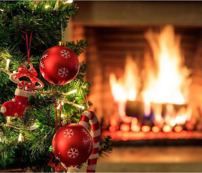 Christmas Tree, Fire Place 